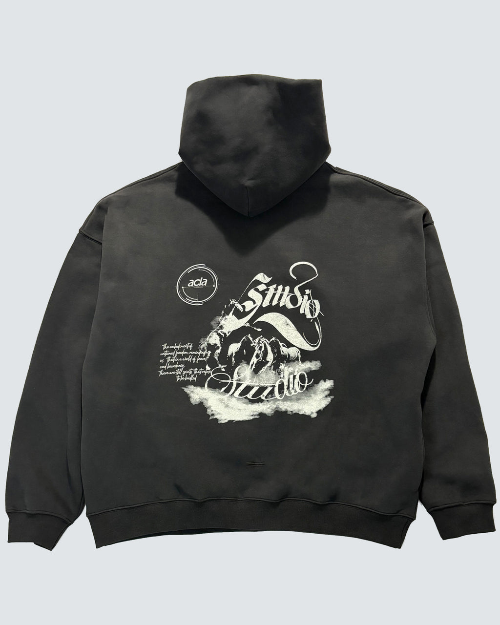 【SATIIIZ】Bird Dyeing Box Hoodie Bird Dying Box Hoodie - satiiiz