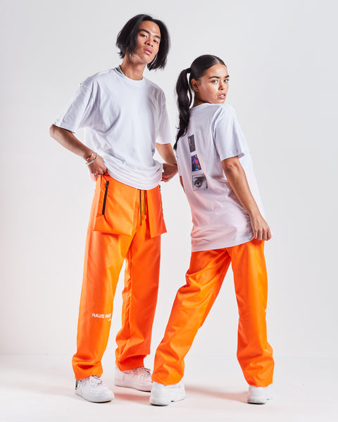 HAUS Party Track Pants - Orange