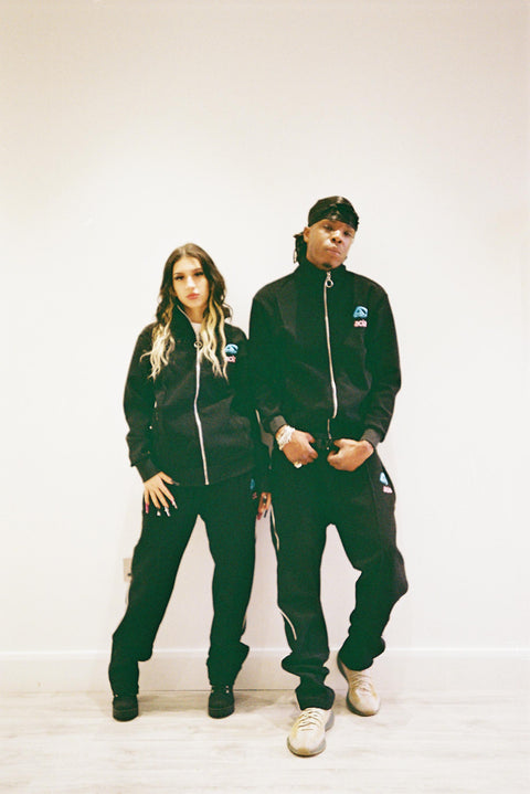 Double Logo Poly Lounge Pants