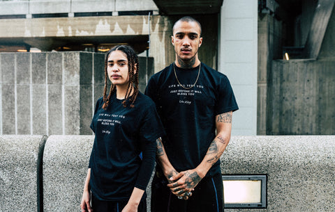 acia x Vex King Quote T-shirt - Black