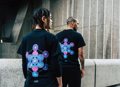 acia x Vex King Quote T-shirt - Black