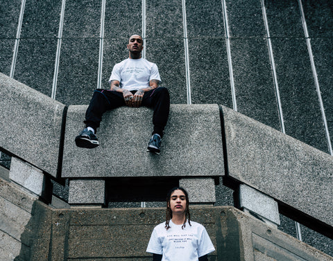 acia x Vex King Quote T-shirt - White