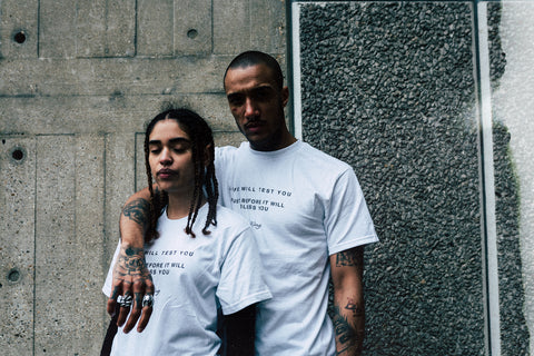 acia x Vex King Quote T-shirt - White